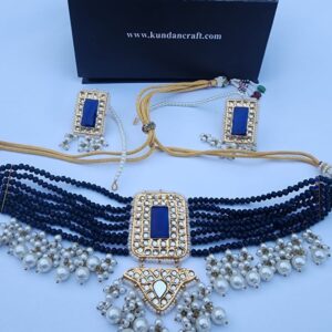 KUNDAN MINAKARI CHOKER SET