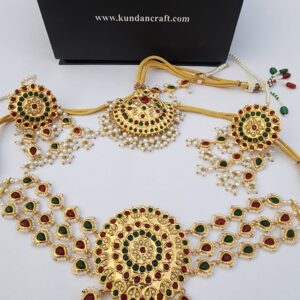 NECKLACE SET WITH JHOOMAR